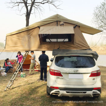 Caminhão de camping telhado de telhado com anexo